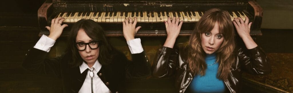 An image of a poster for the performance of Flo & Joan - With Feeling, at Launceston Town Hall on 30th October at 7.30pm