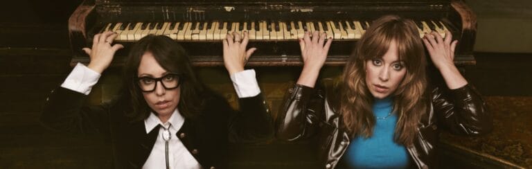 An image of a poster for the performance of Flo & Joan - With Feeling, at Launceston Town Hall on 30th October at 7.30pm