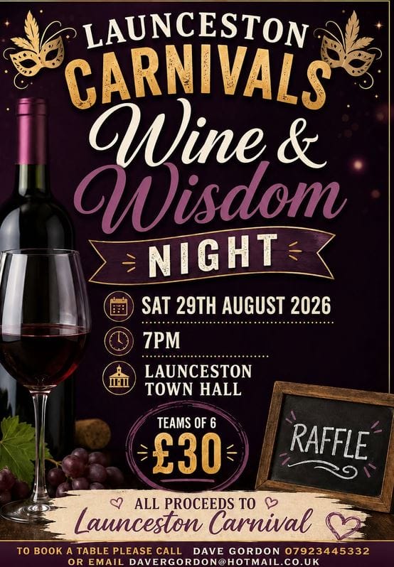 a poster with a picture of a bottle of wine advertising the carnivals wine and wisdom